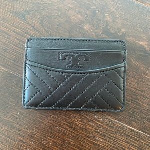Tory Burch leather card holder